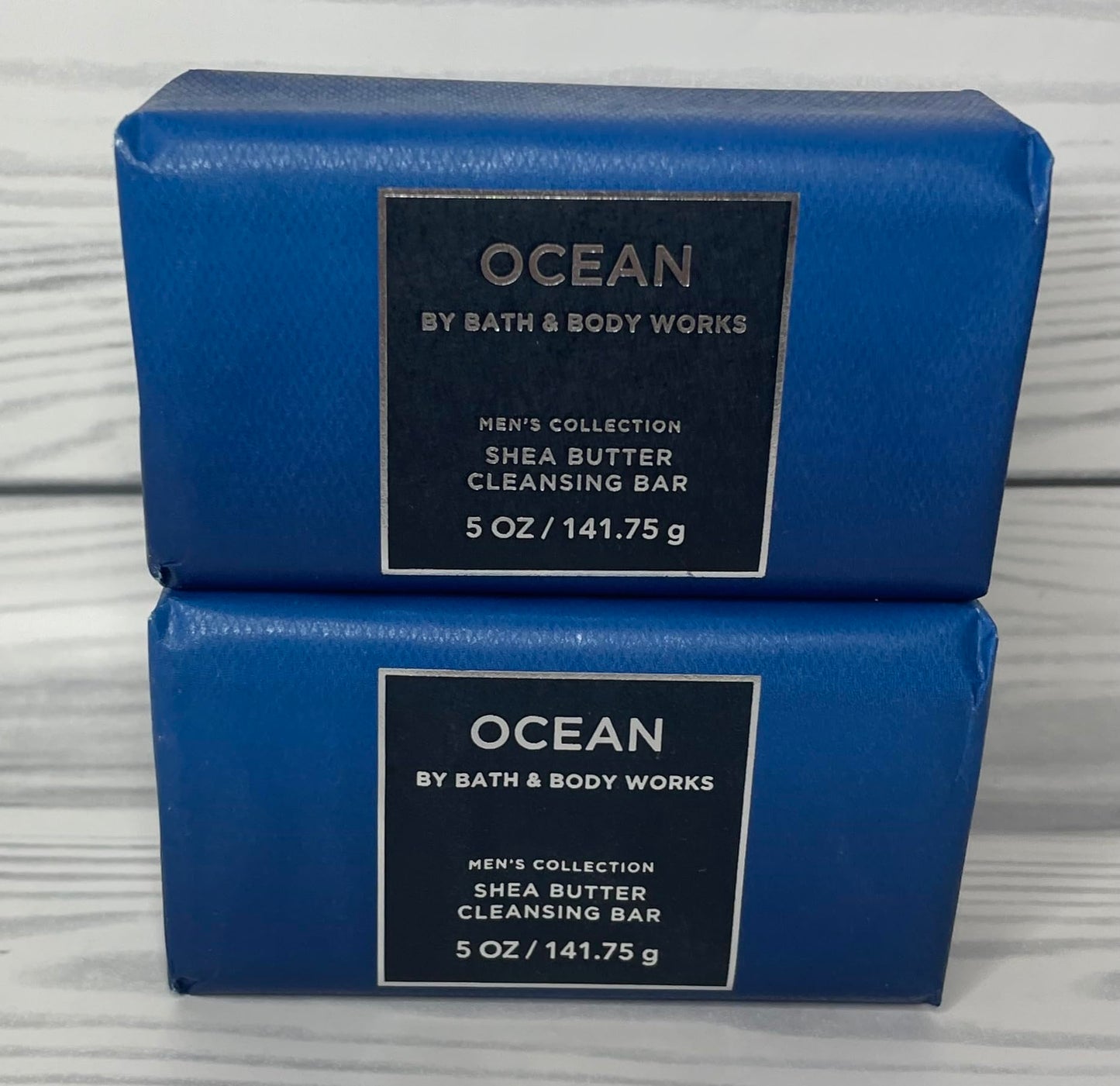 Bath and Body Works Ocean Shea Butter Cleansing Bar Soap 4.2 oz Each Pack of 2 Beauty & Personal Care Bath & Body Works