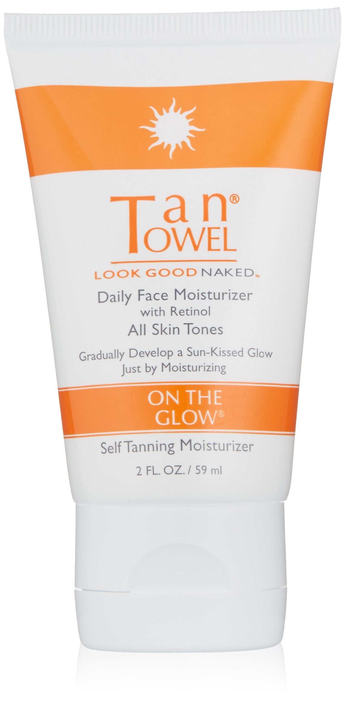 TanTowel On The Glow - Daily Face Moisturizer with retinol - 2 oz Beauty & Personal Care Tan Towel