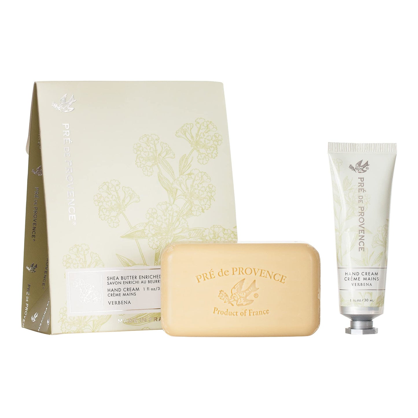 Pre de Provence Gift Set Collection 150 Gram Soap Bar & 1 fl oz Hand Cream, Verbena Beauty & Personal Care Pre de Provence