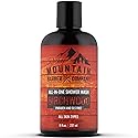 Rocky Mountain Barber Company Birchwood All-In-One Body Wash - Shampoo, Body Wash, Conditioner, Face Wash & Beard Wash with Essential Oils - 8 oz Beauty & Personal Care Rocky Mountain Barber Company