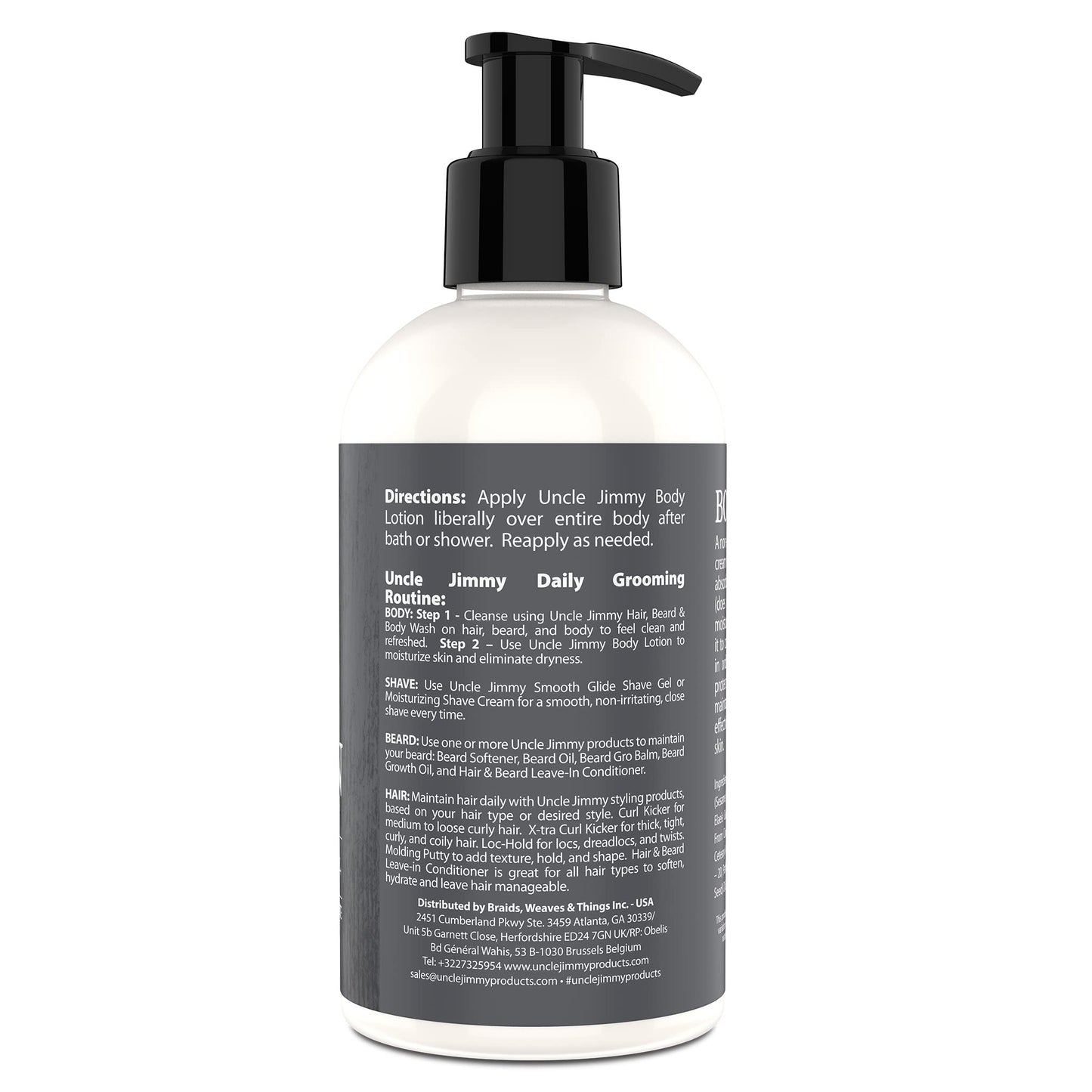 Uncle Jimmy Body Lotion for Dry Skin, Hand and Body Moisturizer Repairs Dry Skin and Retains Moisture, 8 Fl Oz Beauty & Personal Care Uncle Jimmy