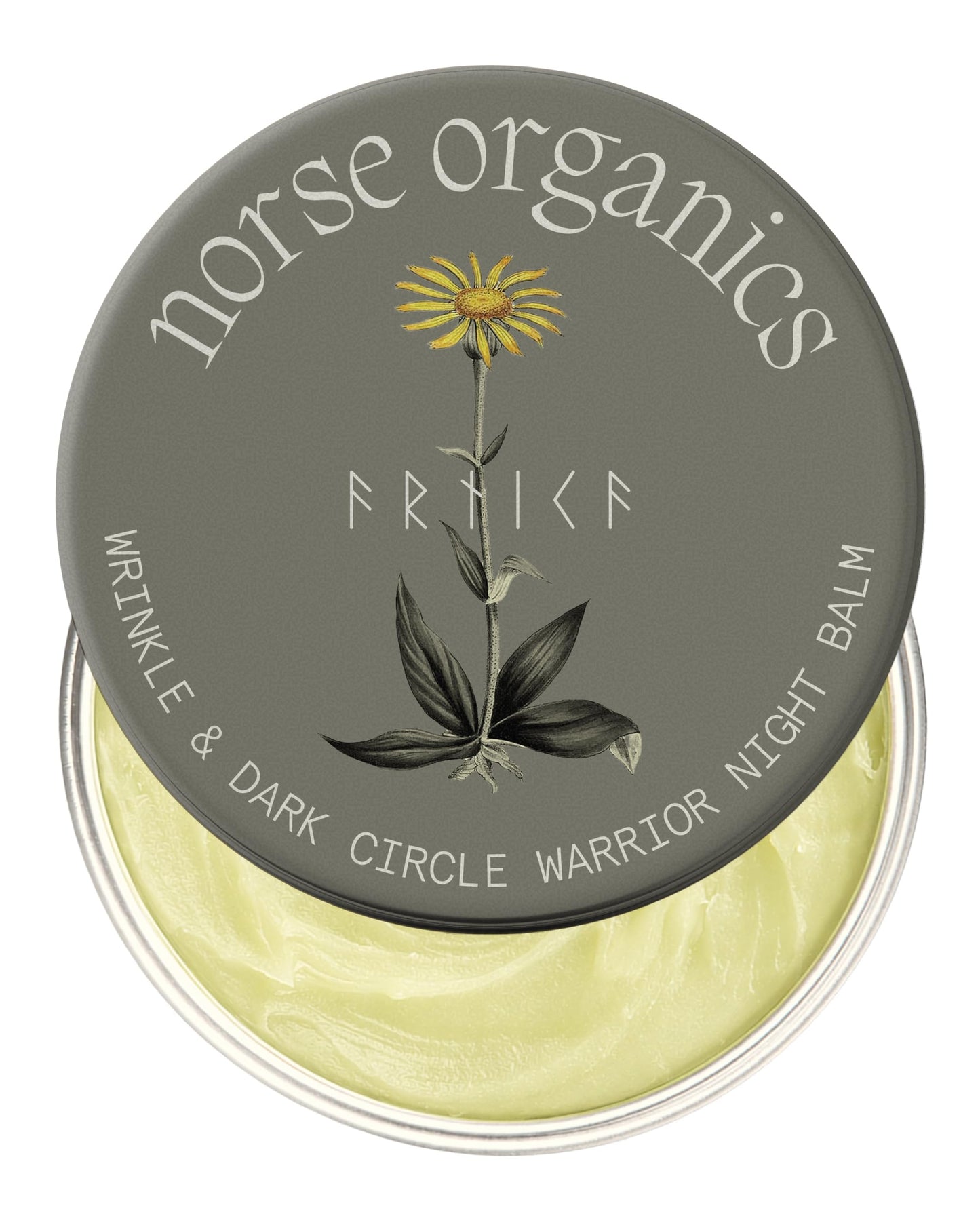 Norse Organics Wrinkle & Dark Circle Warrior Balm | Arctic Herbs & Beeswax Eye Face Cream | Arnica Thistle Sea Buckthorn | Natural Formula for All Beauty & Personal Care Norse Organics