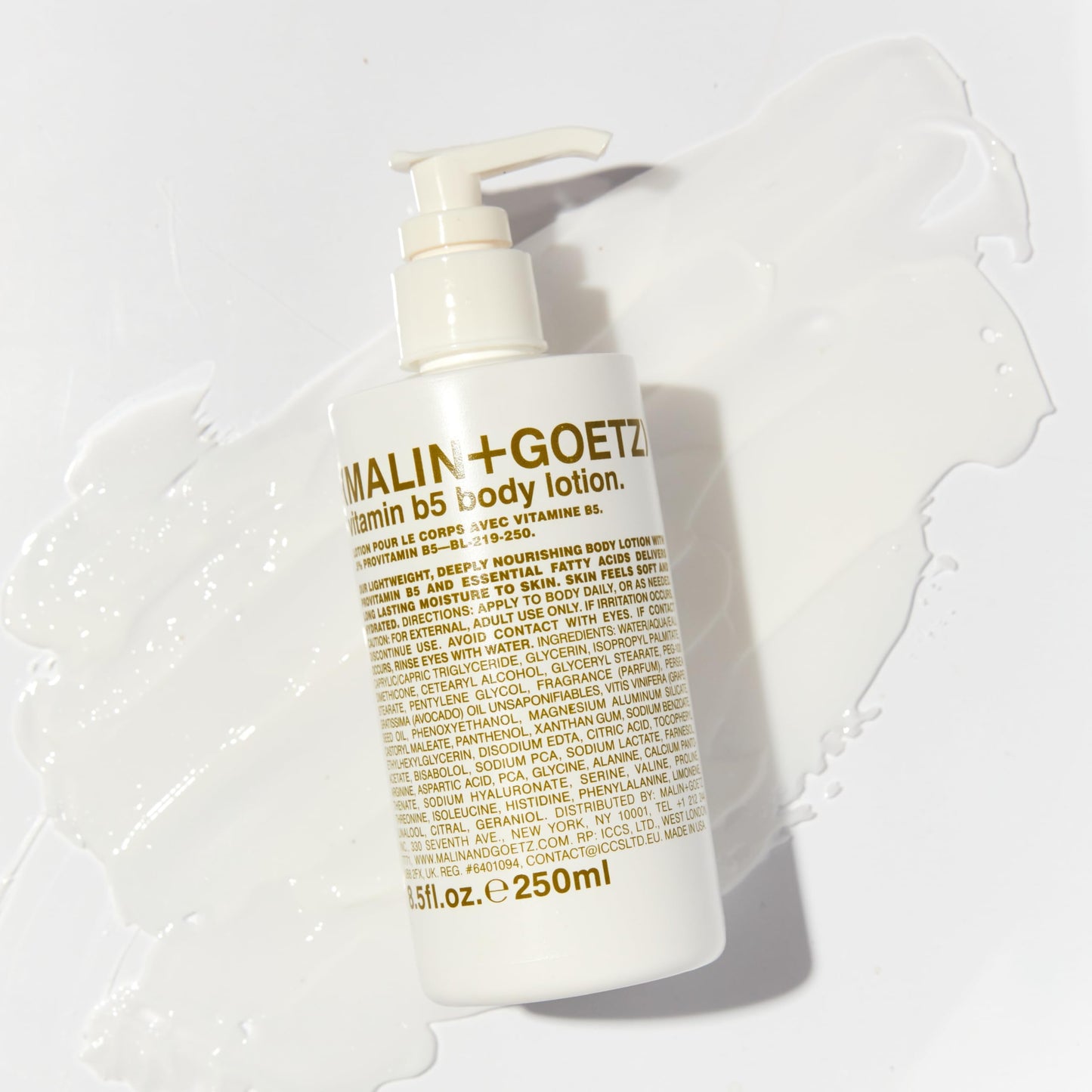 MALIN+GOETZ Vitamin B5 Body Lotion, Lightweight Daily Moisturizer with Avocado & Grapeseed Oils, Hydrating, Nourishing, Long-Lasting & Bergamot Beauty & Personal Care MALIN+GOETZ