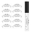 Lip Gloss Tube Stickers,2x1 Inch Clear Roller Bottles Stickers,Waterproof Label for Personalized DIY Lip Gloss Bottle,200 Pcs Per Pack Beauty & Personal Care Besttile