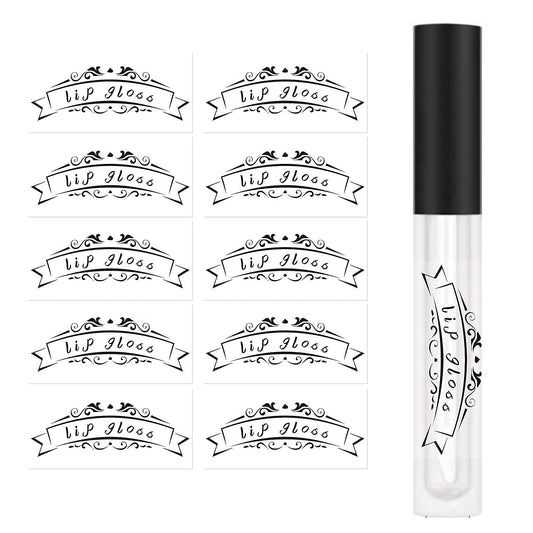 Lip Gloss Tube Stickers,2x1 Inch Clear Roller Bottles Stickers,Waterproof Label for Personalized DIY Lip Gloss Bottle,200 Pcs Per Pack Beauty & Personal Care Besttile