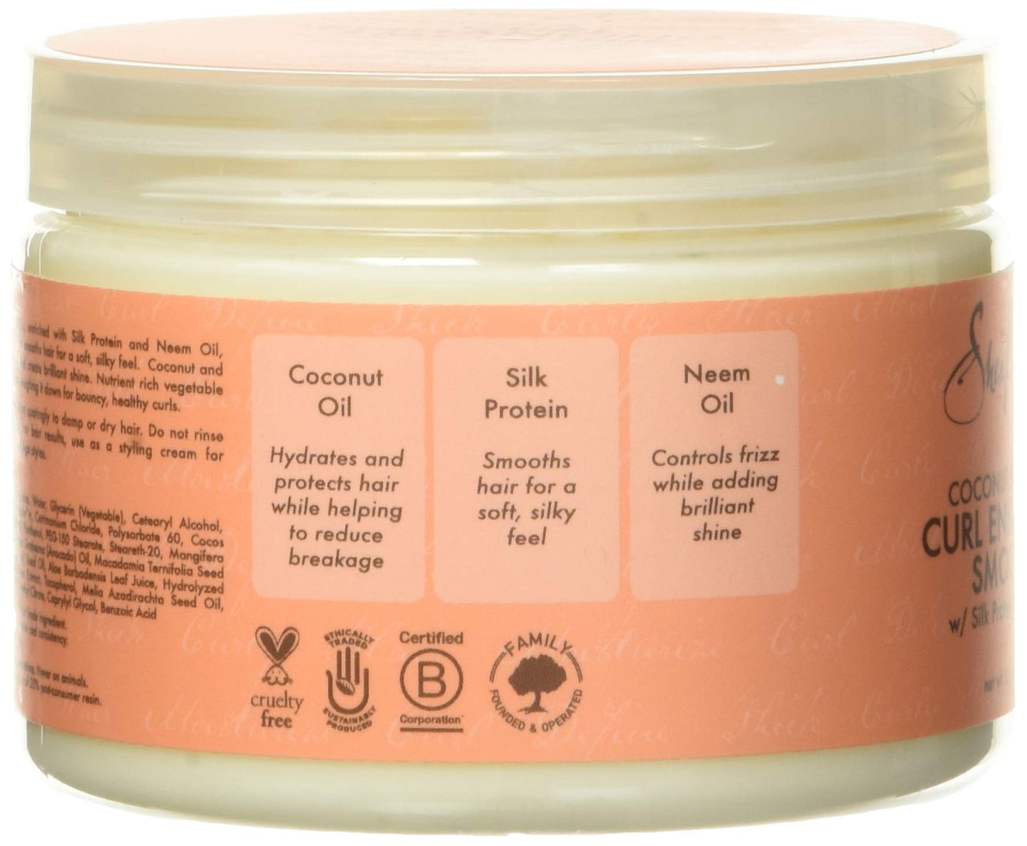 Shea Mst Curl Enh Smth Cc Size 12z Shea Moisture Coconut & Hibiscus Curl Enhancing Smoothie 12z Beauty & Personal Care Shea Moisture
