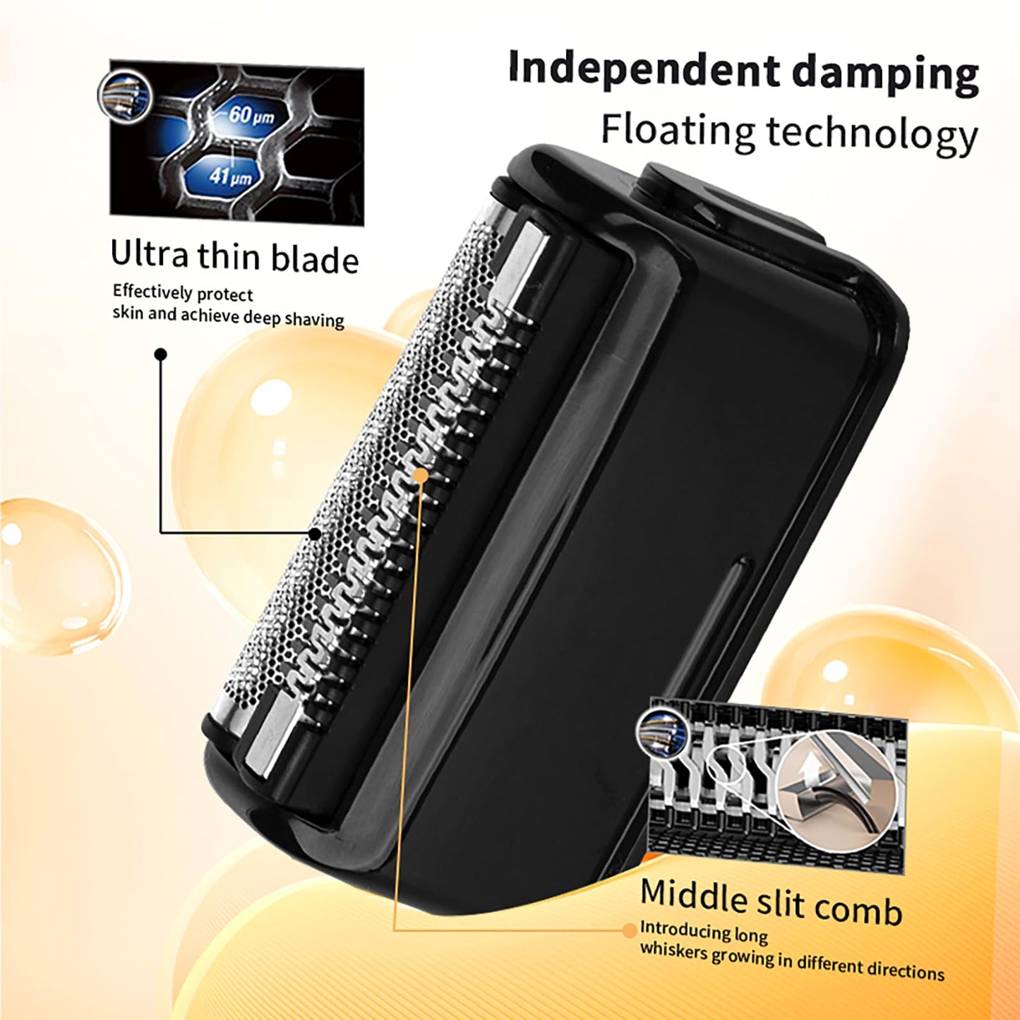 Electric Shaver for Men, Mini Portable Rechargeable Facial Trimmer, Professional Men's Grooming Wet and Dry Dual-Use Business Travel Gift Choice Beauty and Personal Care QDKVTNDJZ