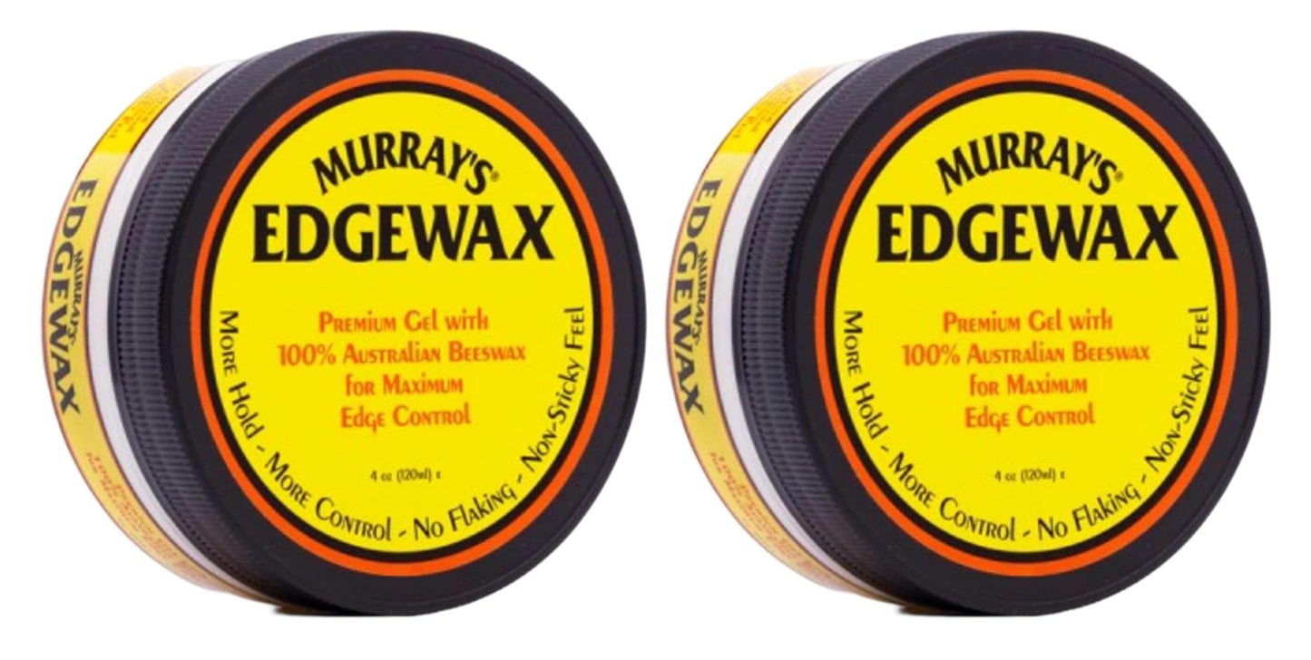 Murrays Edgewax Gel 4 Ounce Jar (120ml) (2 Pack) Beauty & Personal Care Murray's