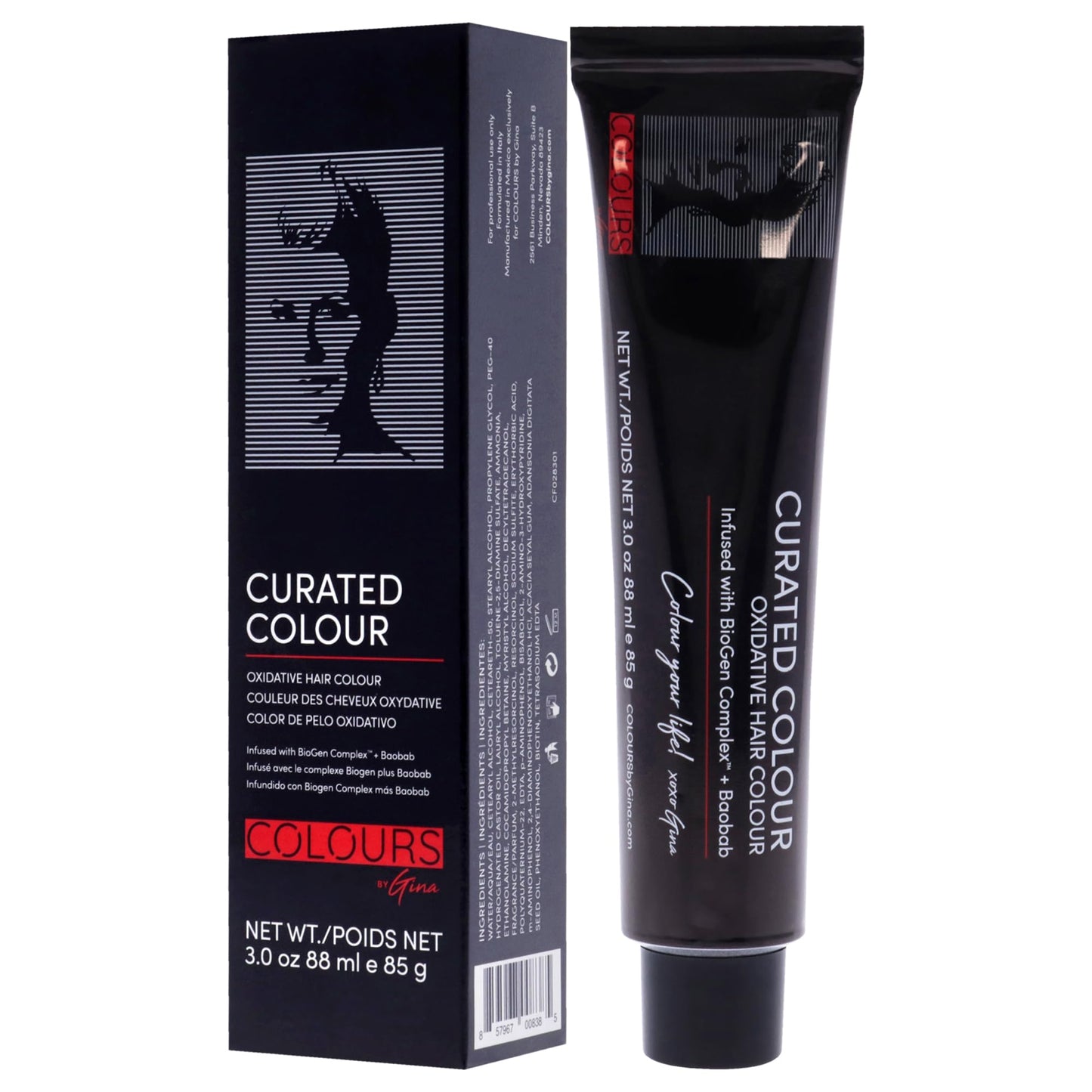 Colours By Gina Curated Colour - 5.3-5G Light Golden Brown by Colours By Gina for Unisex - 3 oz Hair Color Beauty & Personal Care Colours By Gina