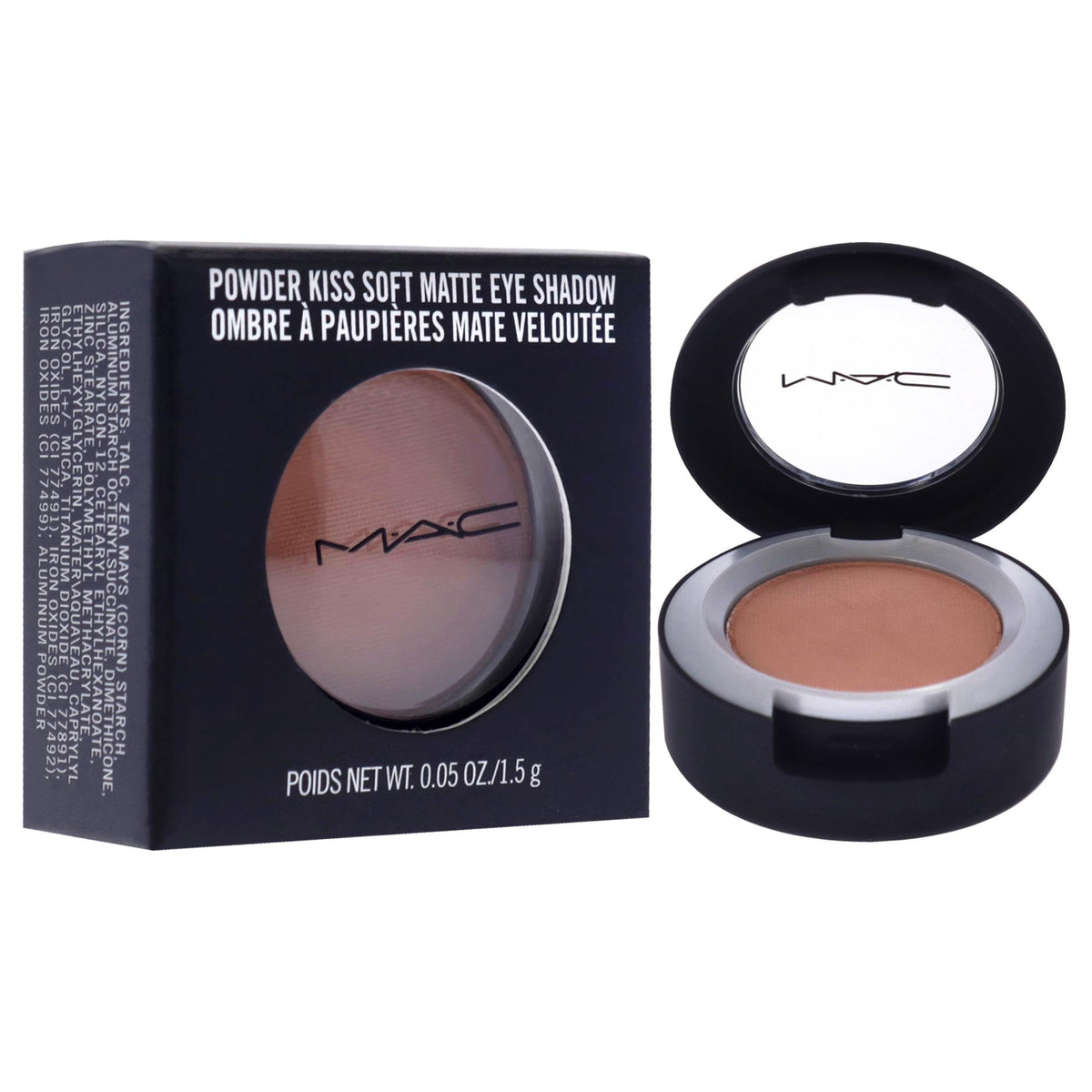 MAC Powder Kiss Eyeshadow - What Clout for Women - 0.05 oz Eye Shadow Beauty & Personal Care MAC