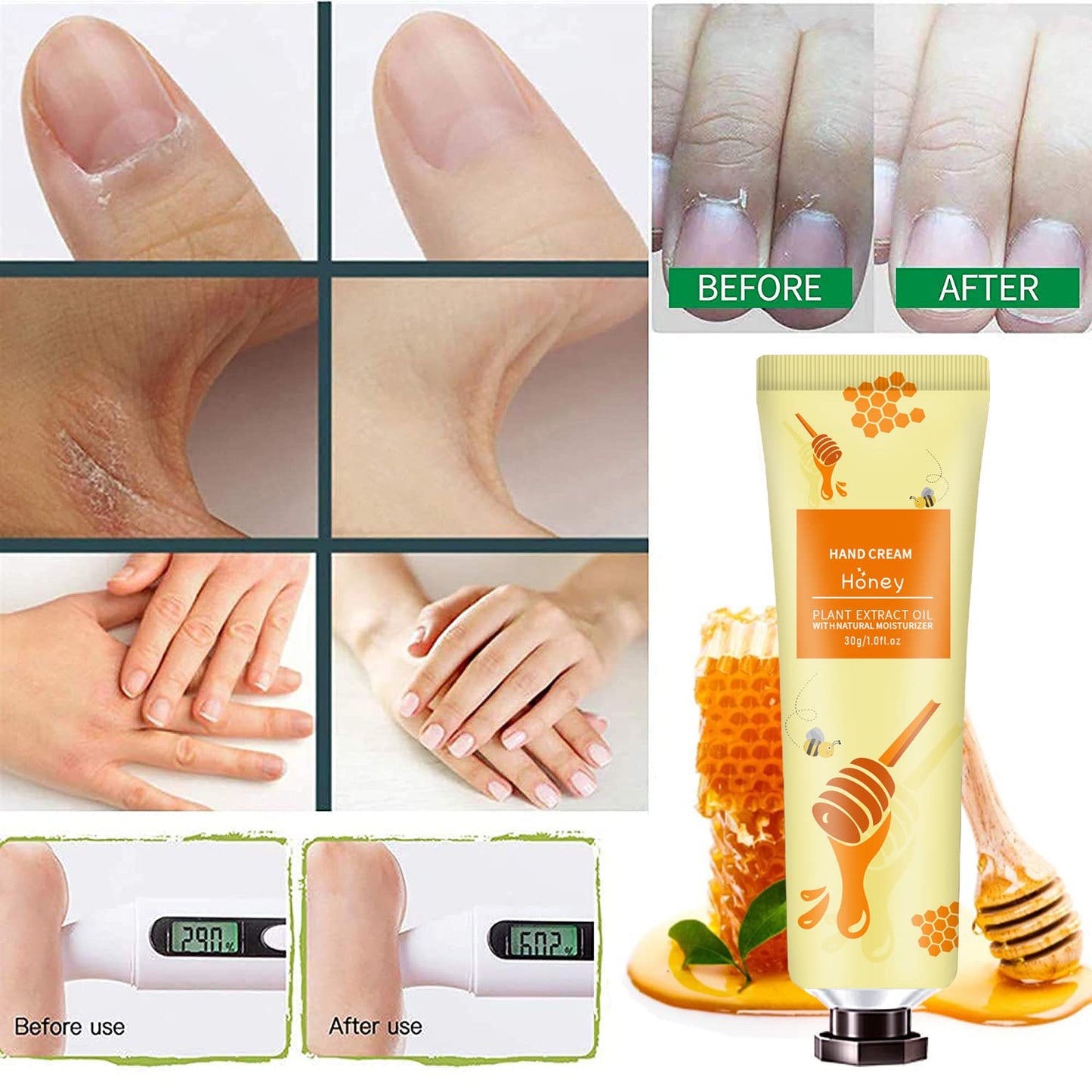 10 Pack Hand Cream for Dry Cracked Hands, Stocking Stuffers for Teen Girls,Christmas Gifts for Women,Teacher Appreciation Gifts, Natural Plant Beauty & Personal Care YAERZI