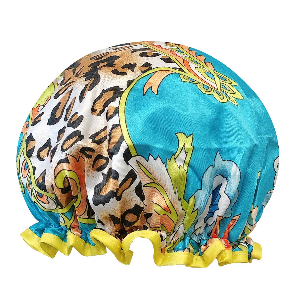 allydrew Wild Side Reusable Women's Waterproof Shower Caps for Long Hair, Wild Floral Beauty and Personal Care allydrew