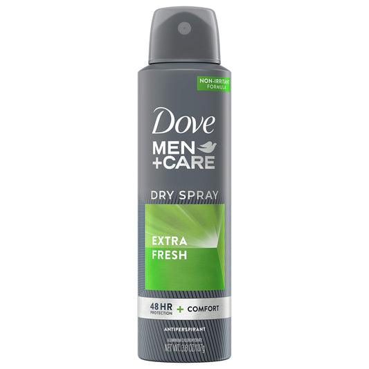Dove Men+Care Antiperspirant Dry Spray Deodorant for Men Extra Fresh 48-Hour Sweat and Body Odor Protection 3.8 oz Beauty and Personal Care DOVE MEN + CARE