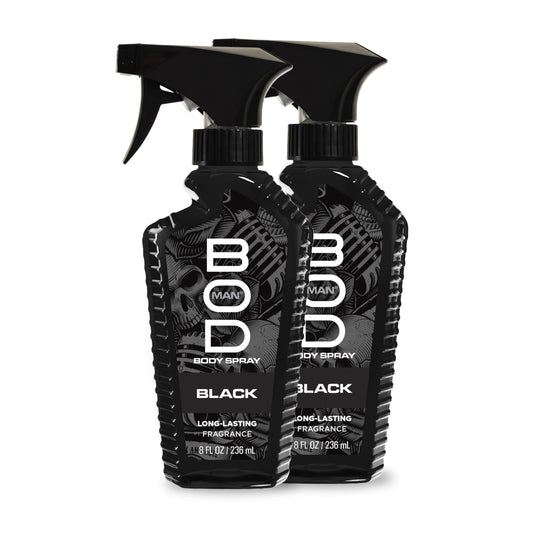 BOD man Fragrance Body Spray, Black, 8 fl oz (Pack of 2) Beauty & Personal Care BOD man