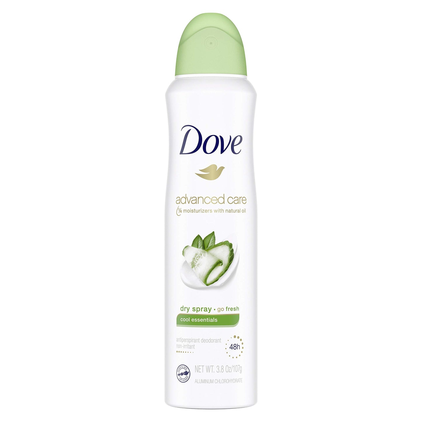 Dove Advanced Care Dry Spray Antiperspirant Deodorant for Women, Cool Essentials, for 48 Hour Protection And Soft And Comfortable Underarms, 3.8 oz Beauty and Personal Care Dove