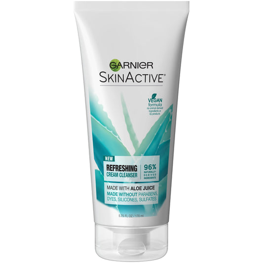 Garnier SkinActive Cream Face Wash with Aloe Juice, Dry Skin, 5.75 fl. oz. Beauty & Personal Care Garnier