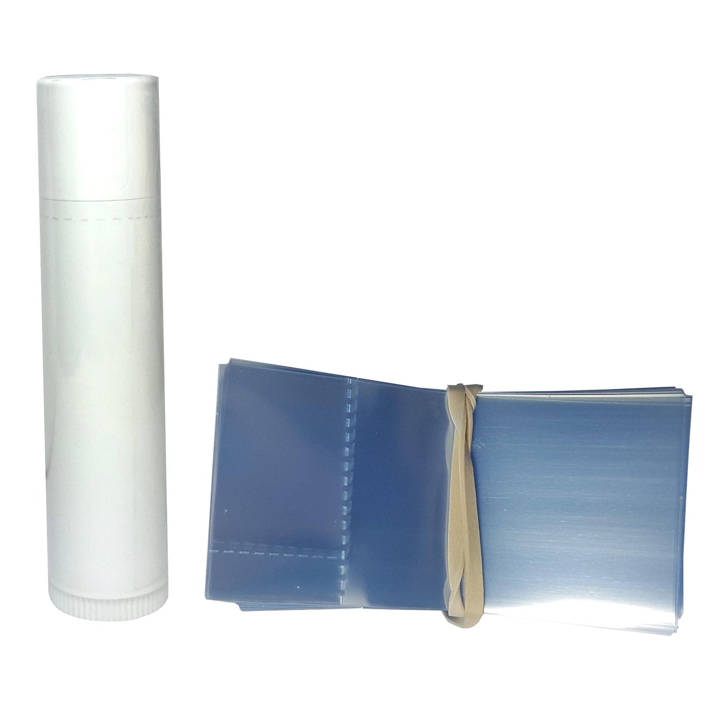 Supplement and Supply 30 x 64 mm Clear Perforated Shrink Band for Lip Balm Tubes, Cosmetic Sticks & Salve Tubes [Container Diameter: 1/2"] Pack Beauty and Personal Care Supplement and Supply