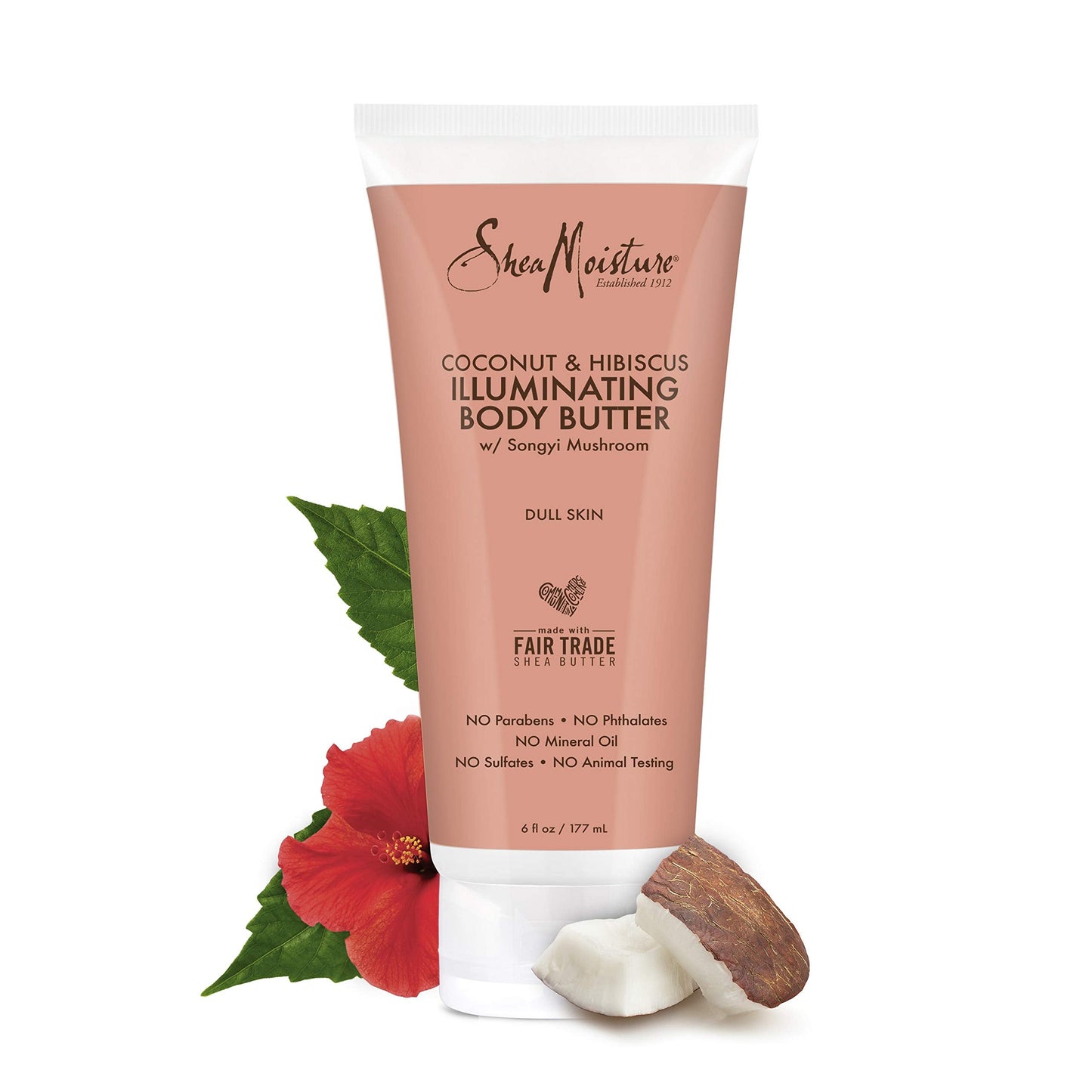 SheaMoisture Coconut & Hibiscus Body Butter, 6 Ounce Beauty & Personal Care Shea Moisture