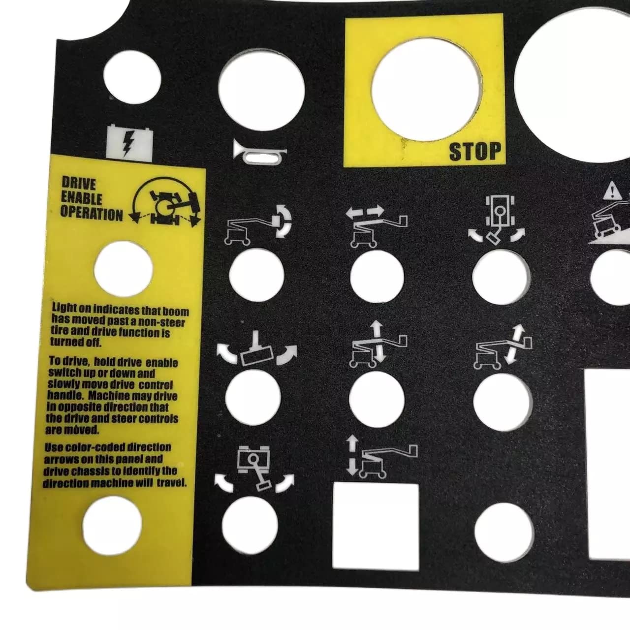 HNARL Platform Control Panel Decal 72081GT 72081 for Genie Boom Lift Z-34/22N Z-34/22 DC Z-34/22 Bi-Energy Z-30/20N Beauty & Personal Care HNARL