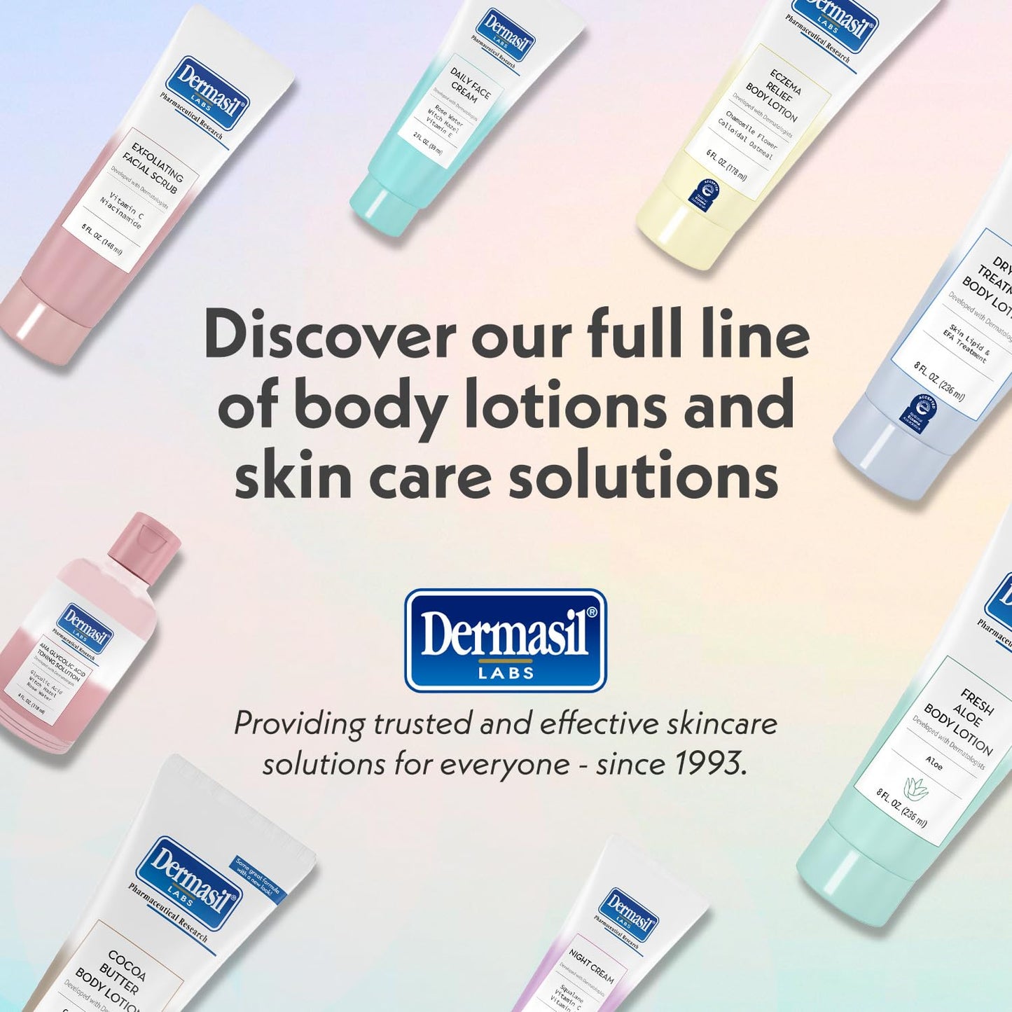 Dermasil Night Cream 3-Pack – Anti-Aging Face Moisturizer with Squalane, Hyaluronic Acid, Vitamin C, and Vitamin E, 2 Oz Ea Beauty & Personal Care Dermasil
