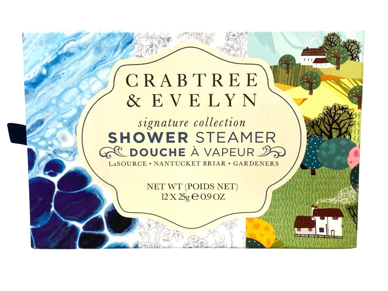 Crabtree & Evelyn Shower Steamers Aromatherapy Large Unisex Tablets (LaSource, Nantucket Briar, Gardeners) Set of 12 Beauty and Personal Care Crabtree & Evelyn