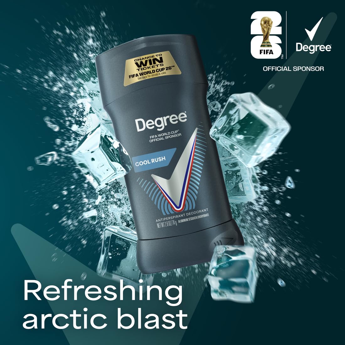 Unilever Degree Men Antiperspirant Deodorant, Cool Rush, 2.7 Ounce Beauty and Personal Care Degree
