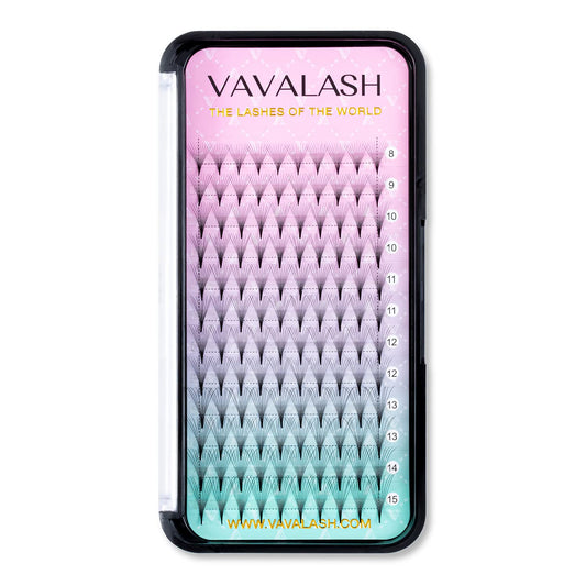 Eyelash Extensions 3D 4D 5D 6D 8D 9D 10D Thickness 0.07/0.1 C/D Curl Eyelashes Middle Stem Premade Fans Russian Volume Lash Extensions Supplies Beauty & Personal Care VAVALASH