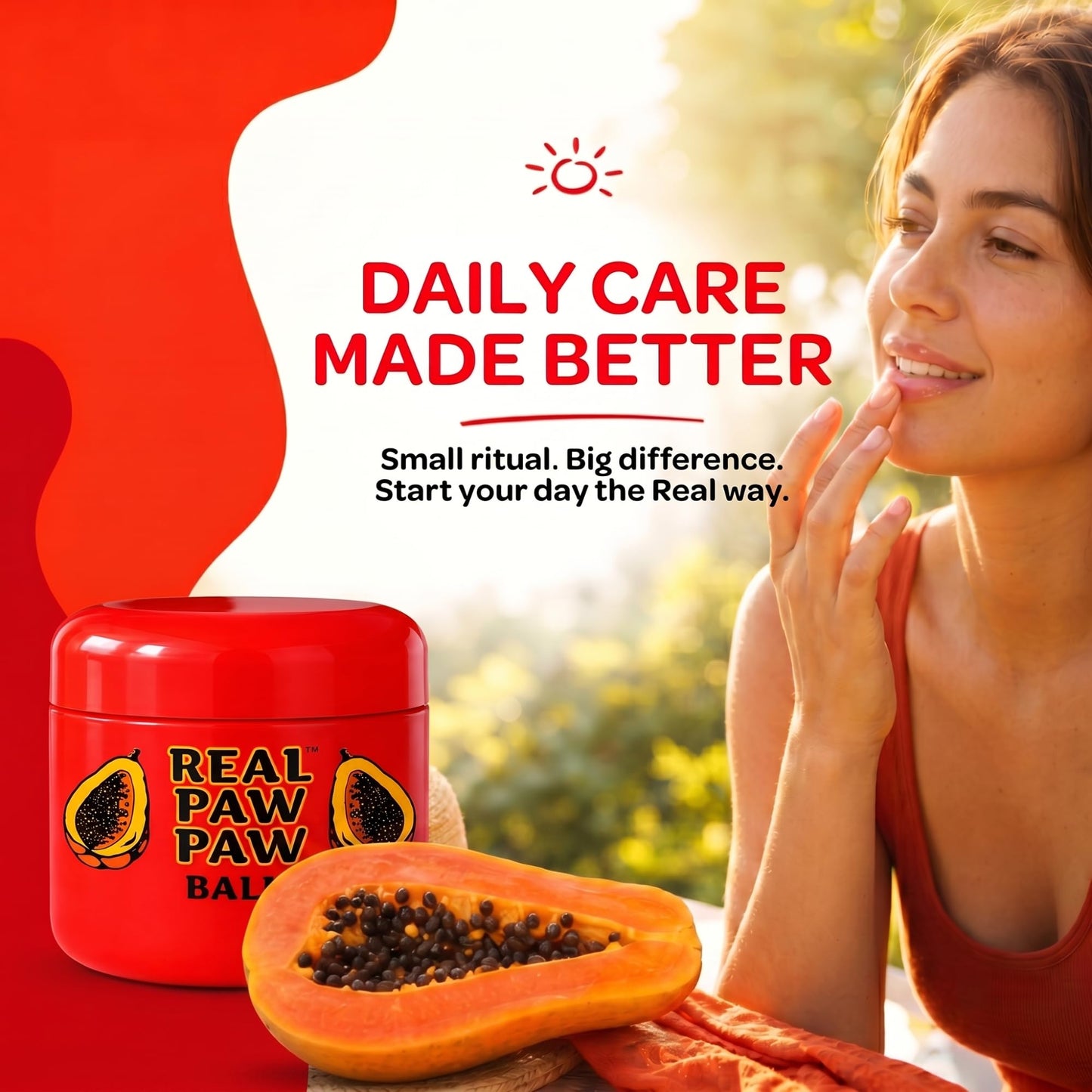 Real Paw Paw Ointment - Use For Lip Balm, Cream To Sooth, Protect and Hydrate All Skin Types. Made in Australia 200g Beauty and Personal Care Real Paw Paw Ointment