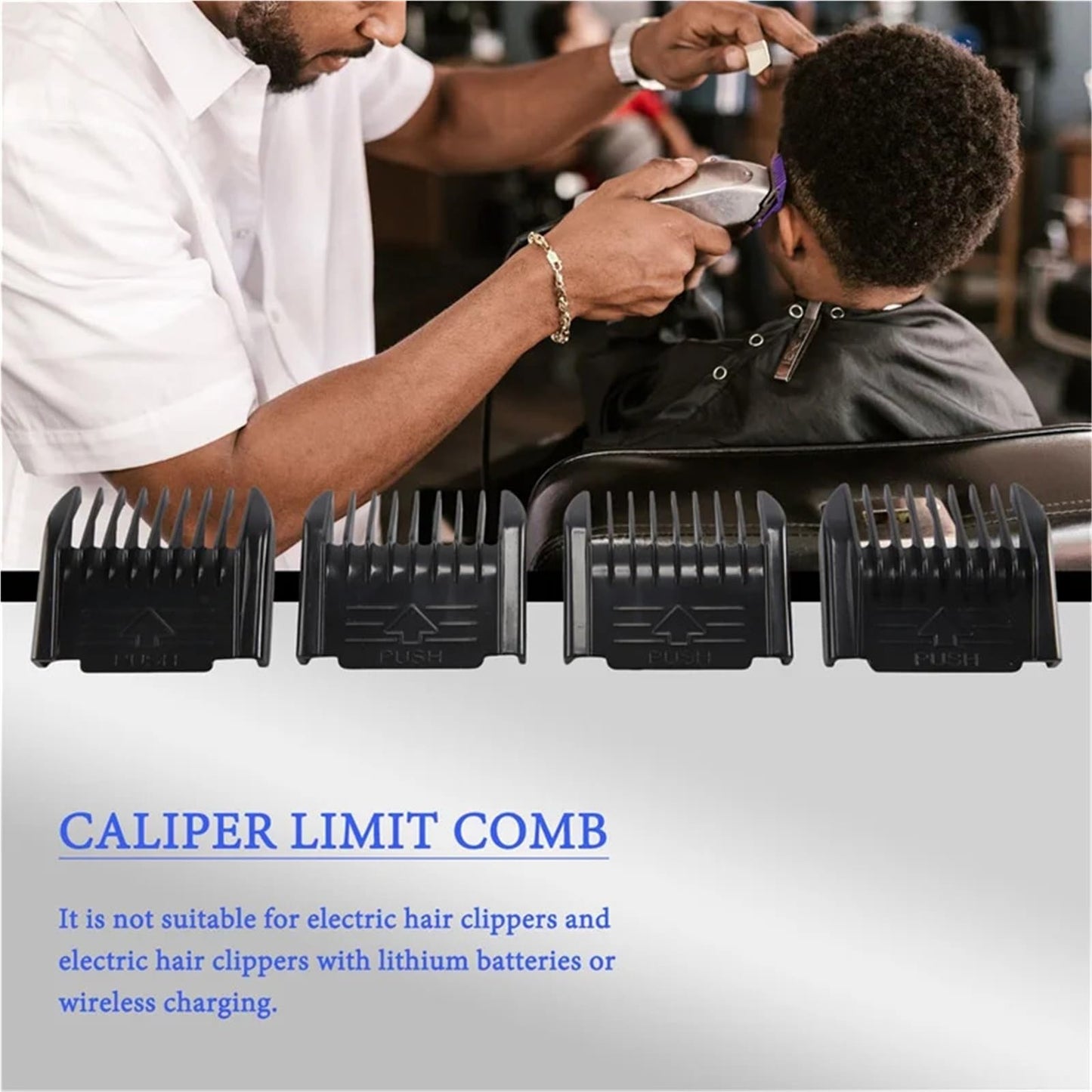Electric Clipper Accessories, 4Pcs Cut Clipper Limit Comb Guide Attachment Size Barber Replacement(1mm, 1mm, 2mm, 3mm)-T33C Beauty and Personal Care ZGHQHCDRH