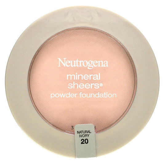 Neutrogena Mineral Sheers Powder Foundation, Natural Ivory 20, 0.34 Ounce Beauty & Personal Care Neutrogena