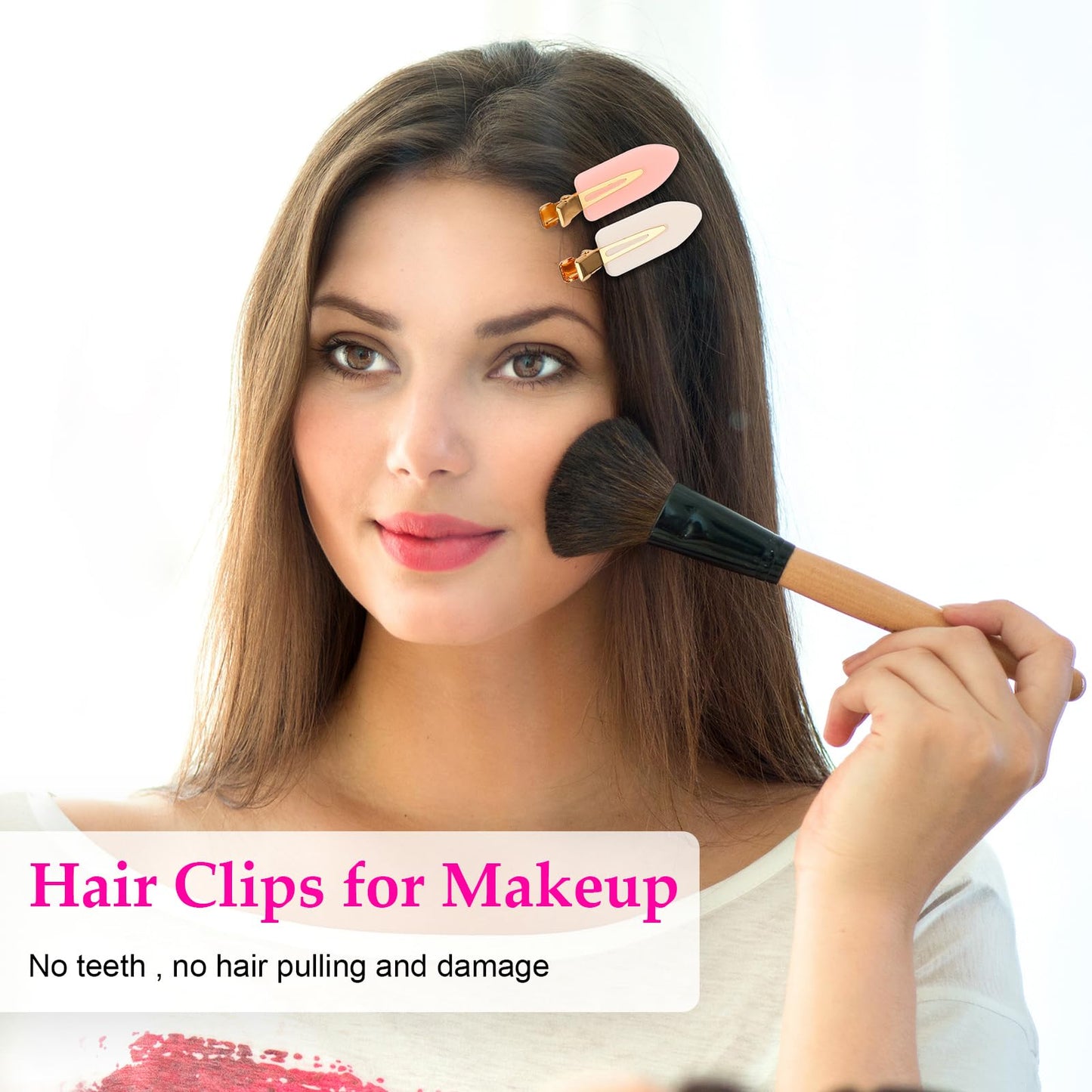 D 6 Pcs Creaseless Hair Clips for Makeup & Styling Beauty and Personal Care D