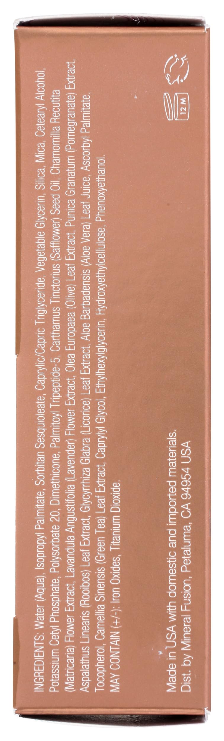 Mineral Fusion Full Coverage Foundation, Liquid Foundation - Deep 5- Deep Complexion w/Warm Undertones, Lightweight Matte Finish, Up to 12 Hr Beauty & Personal Care Mineral Fusion