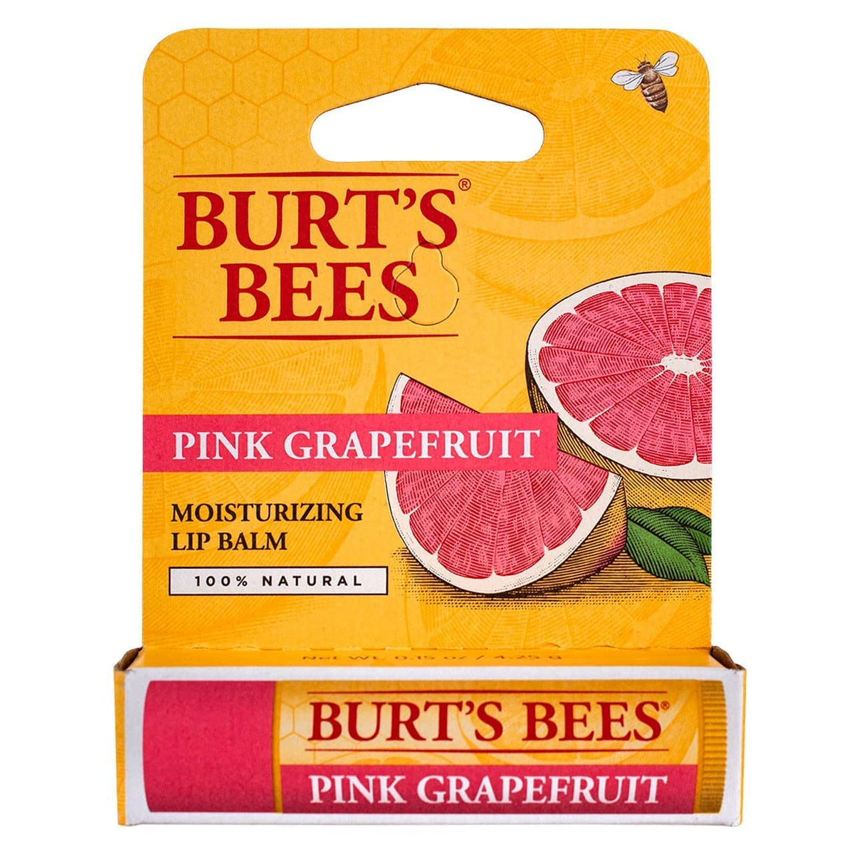 Burts Lip Balm Pnk Grpfrt Size .15 O Burts Bee Lip Balm - Pink Grapefruit - Pack of 8 Beauty & Personal Care Burt's Bees