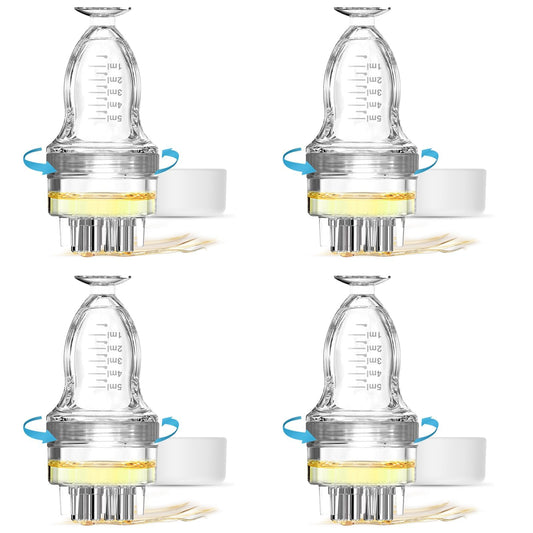 Minoxidil Applicator，Hair Oil Applicator，Scalp Serum Comb，Apply The Liquid Directly To The Scalp，Auxiliary Hair Growth Tool，Deeply Nourish Roots (4 Beauty and Personal Care DAPENG Default Title