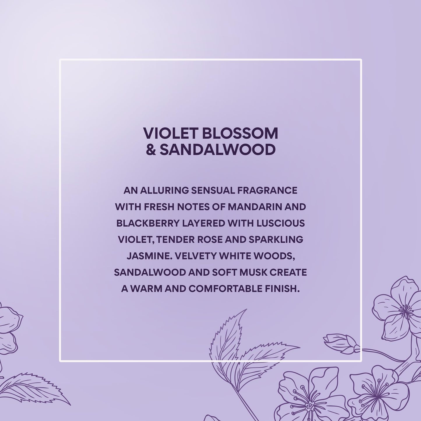 Jones New York Violet Blossom & Sandalwood Eau de Parfum 3.4 fl oz / 100mL Beauty & Personal Care Jones New York