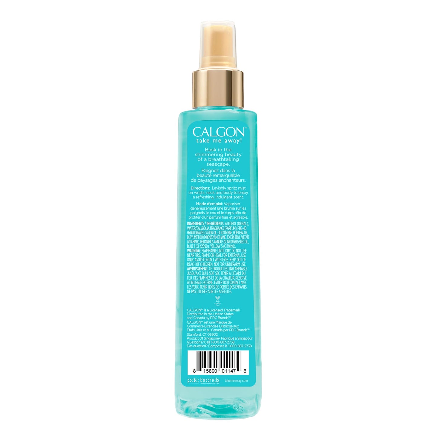 Calgon Fragrance Body Mist (Turquoise Seas, 8-Ounce) Beauty & Personal Care Calgon