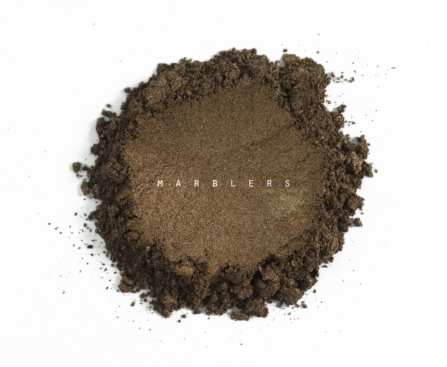MARBLERS Fine Natural Mica Powder [Coffee Brown] 0.11oz (3g) | Highly Pigmented | Non-Toxic, Vegan, Cruelty-Free | Eyeshadow, Body Butter, Nail Beauty & Personal Care MARBLERS