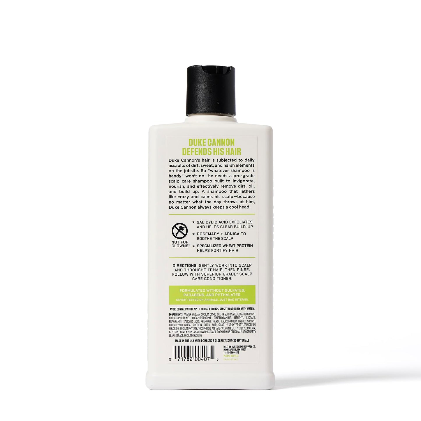 Duke Cannon Superior Grade Scalp Care Shampoo & Conditioner Bundle, 2-Pack, 14 oz Each - Deep Cleansing, Scalp Soothing, Sulfate-Free, Moisturizing Beauty & Personal Care Duke Cannon Supply Co.