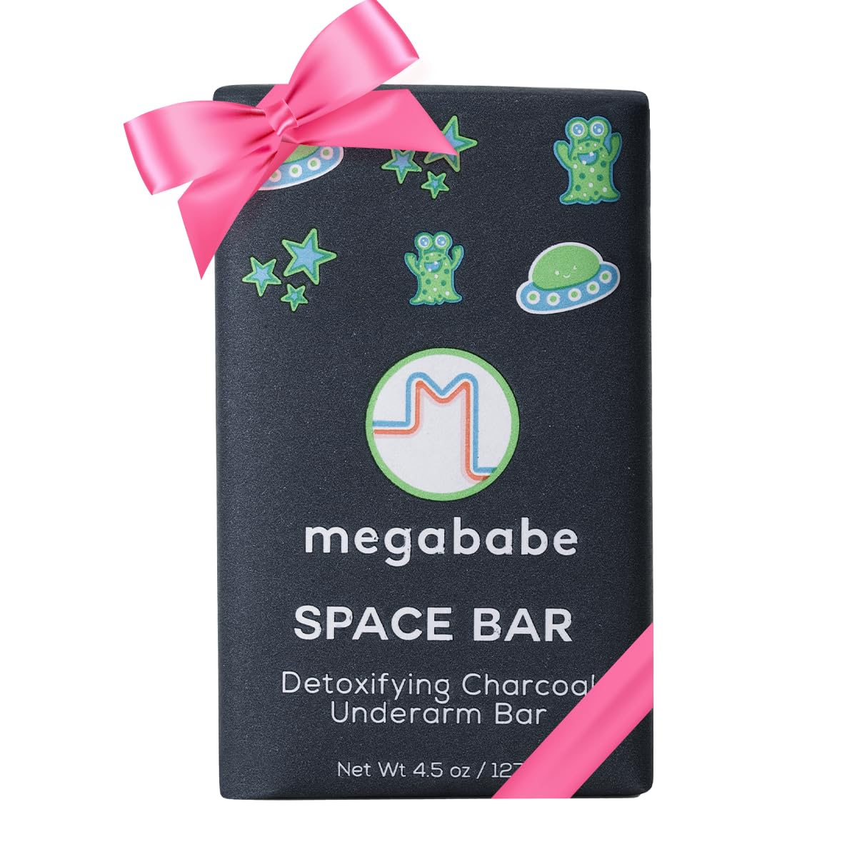 Megababe Underarm Bar Soap - Space Bar | Stocking Stuffer Holiday Gift | With Detoxifying Charcoal for Odor Control | 4.5 oz Beauty & Personal Care Megababe