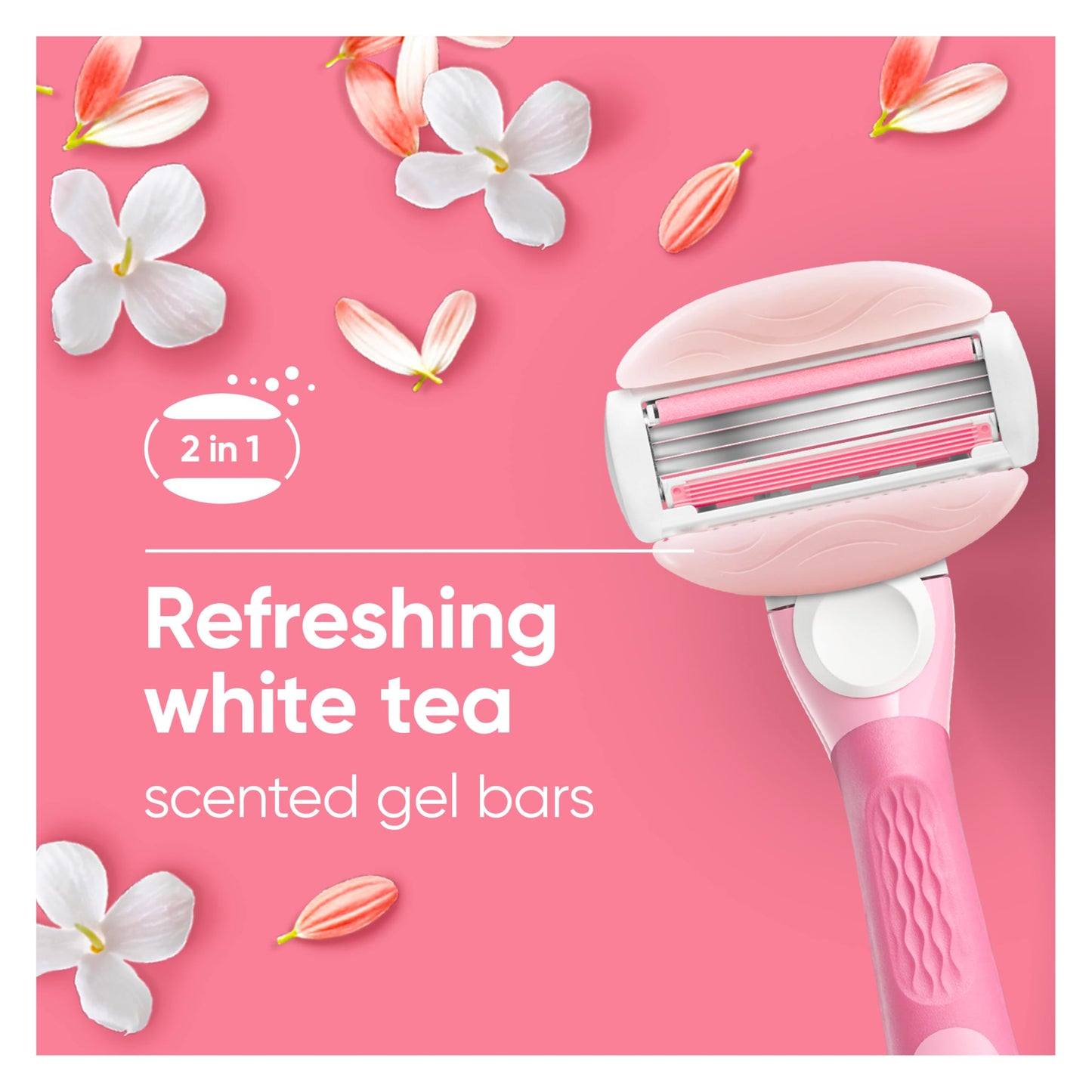 Gillette Venus ComfortGlide White Tea Women's Razor Blades, 3-Blade Razor Refills, 6 Count Beauty and Personal Care Gillette Venus