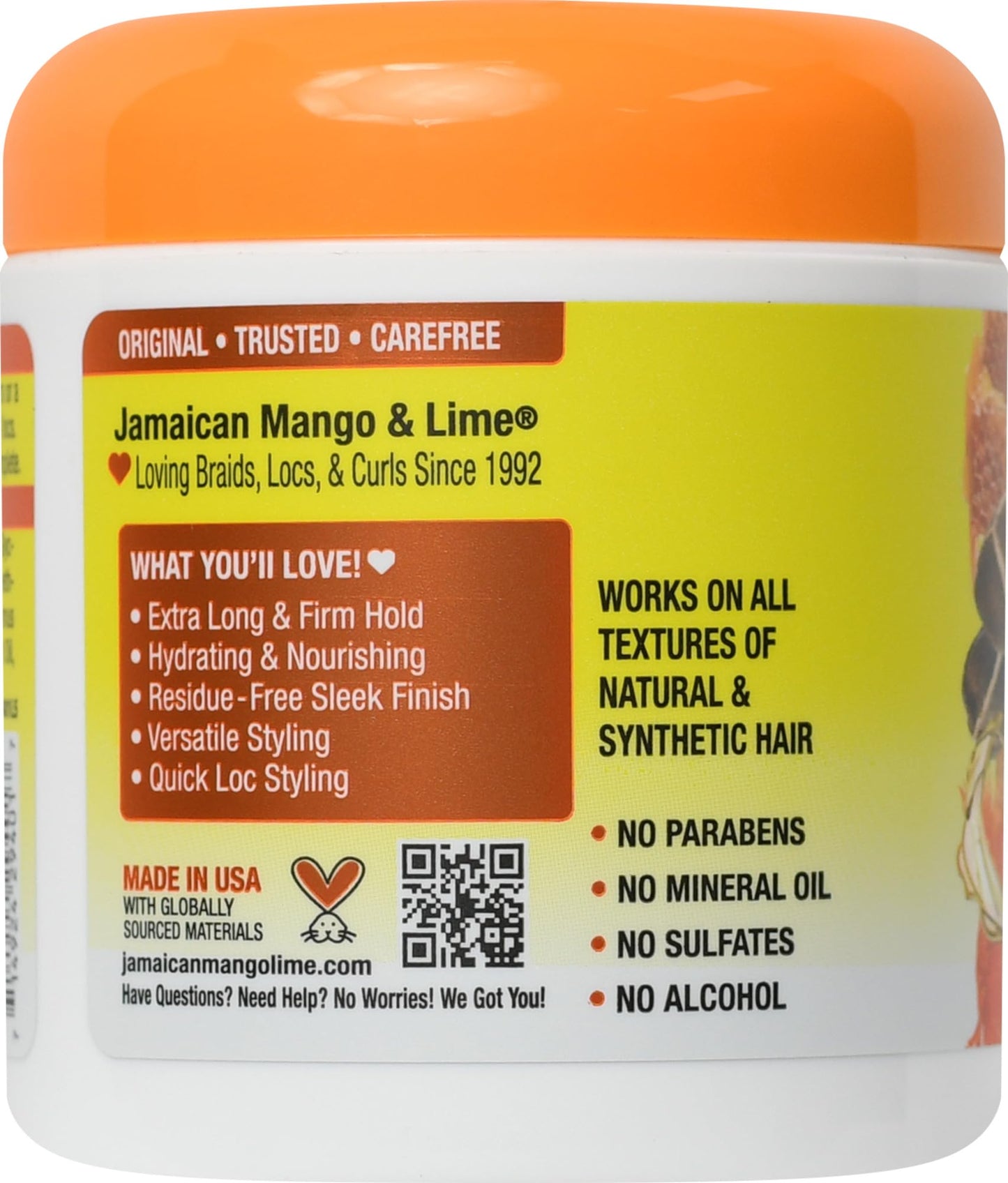 Jamaican Mango & Lime Love Your Locs Locking Firm Wax - Strong Hold Styling Wax for Locs, Twists & Braids - Strengthens, Conditions & Hydrates 6 oz Beauty & Personal Care Jamaican Mango & Lime