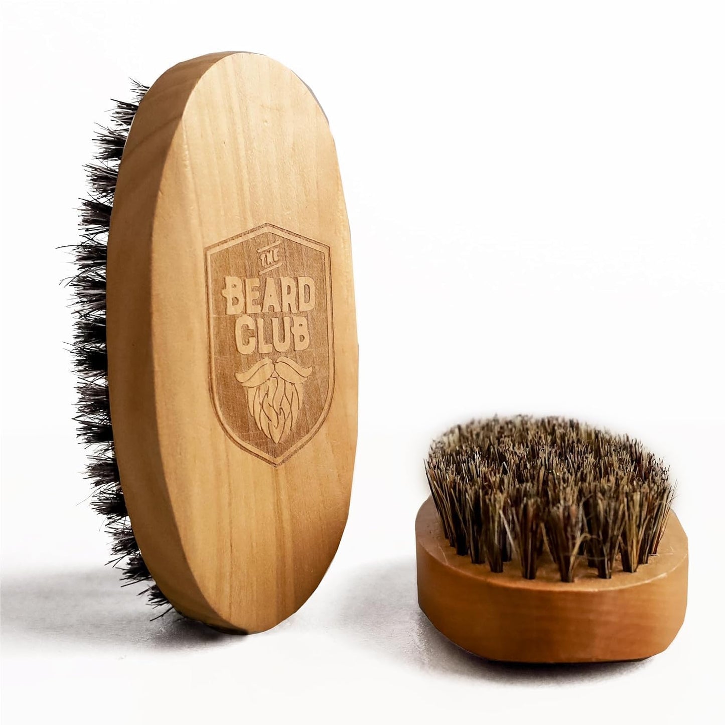 Beard Club Men's Boar Bristle Brush - Birchwood Grooming Tool for Styling, Taming and Healthy Beard Growth Beauty and Personal Care The Beard Club