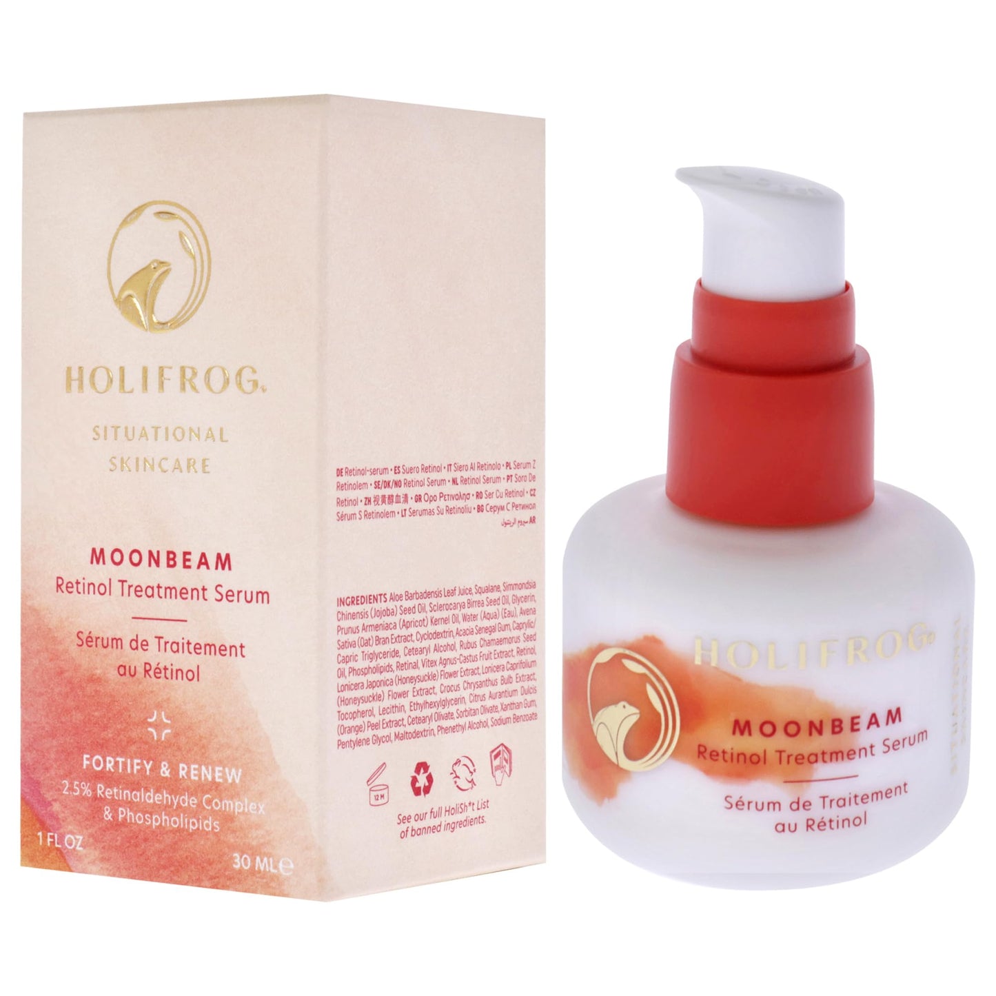 Moonbeam Retinol Treatment Serum by HoliFrog for Women - 1 oz Serum Beauty & Personal Care HOLIFROG