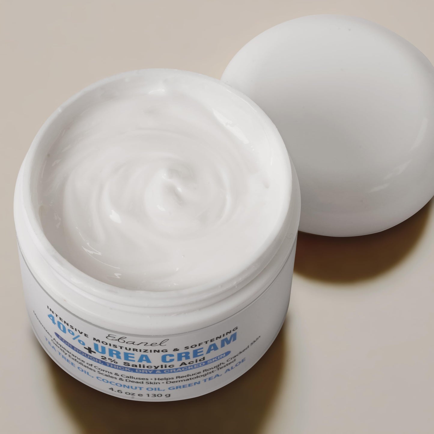 Ebanel Urea Cream 40% with 2% Salicylic Acid – Foot Cream for Dry Cracked Heels, Callus Remover, Toenail Softener & Skin Barrier Repair Beauty & Personal Care Ebanel