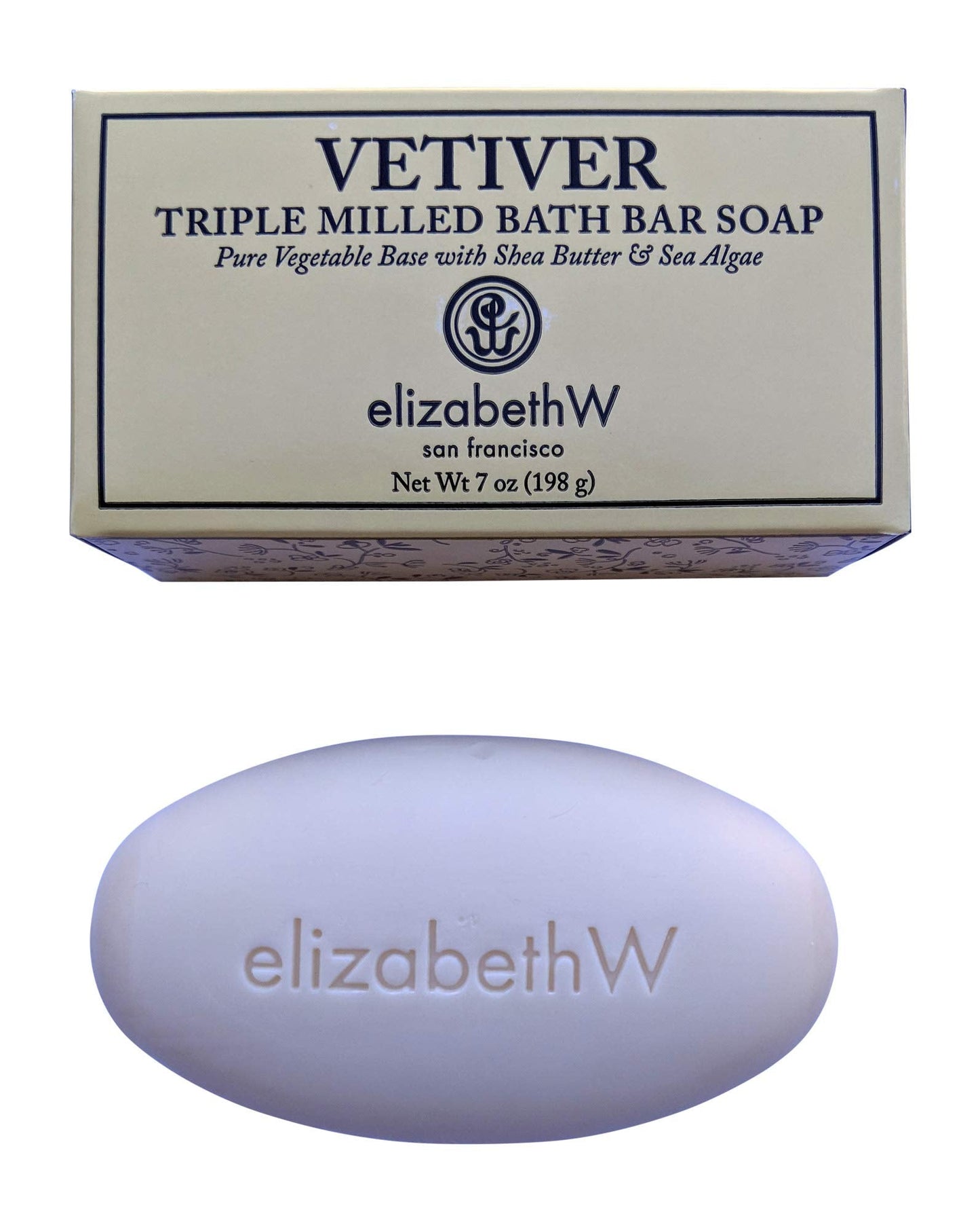 Vetiver Triple Milled Bath Bar Soap by elizabethW San Francisco Beauty & Personal Care elizabeth W