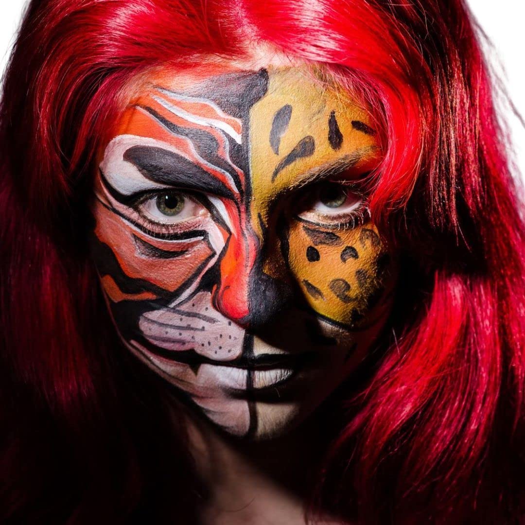 Liquid Latex Fashions- Ammonia Free Natural Face paint for Kids and Adults, Ideal for Art, School Plays, Cosplays and Concerts, Fluorescent Orange- 16 Beauty & Personal Care Liquid Latex Fashions