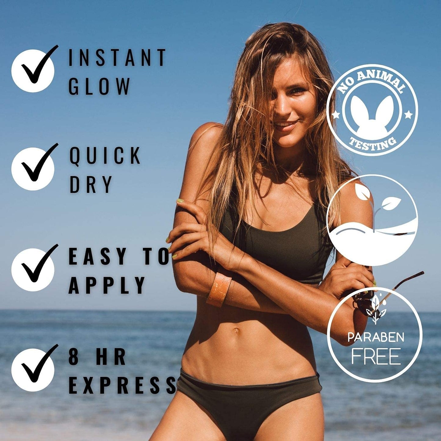 Sun Laboratories By Giesee Self Tanning Kit with 8 oz Tan Overnight Self Tanning Lotion and 2 oz Sunless Tanning Face Cream - Odorless, Non-Toxic Self Beauty & Personal Care Sun Laboratories by Giesee