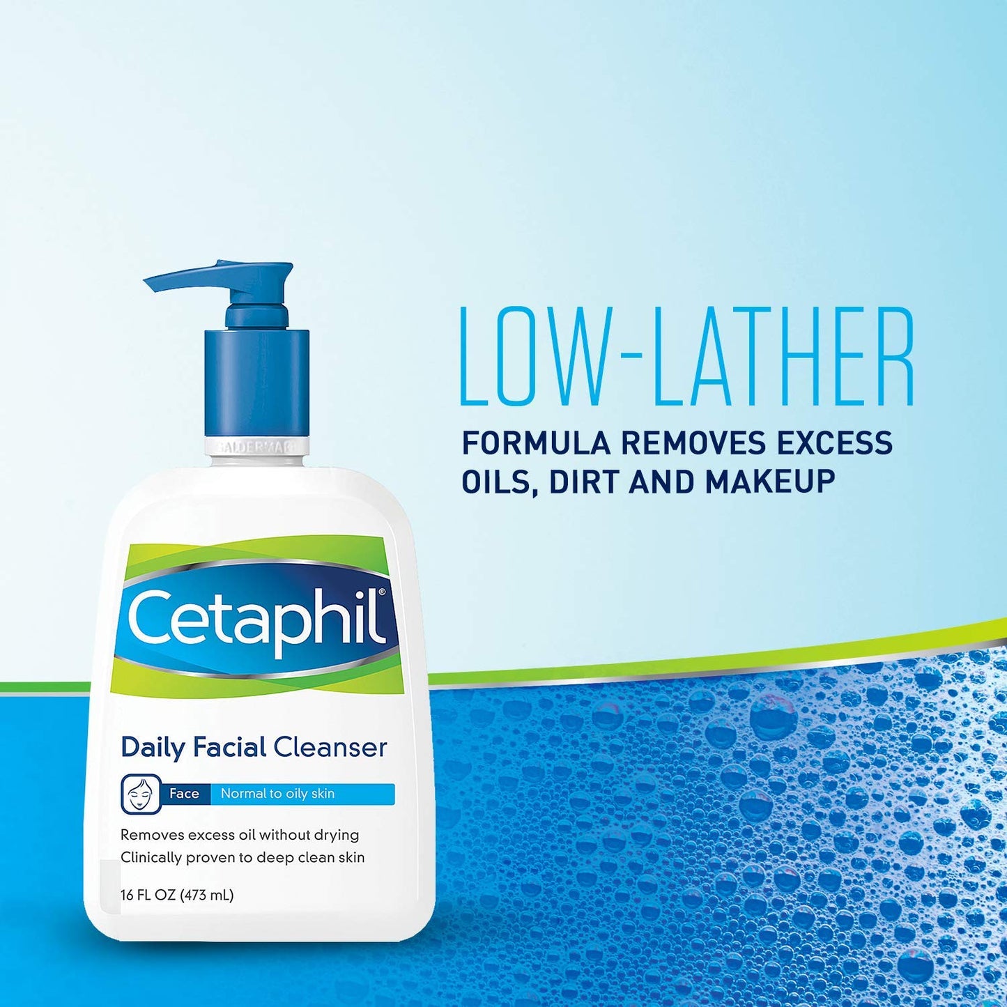 Cetaphil Daily Facial Cleanser, Normal to Oily Skin, 16 Fl Oz Beauty & Personal Care Cetaphil