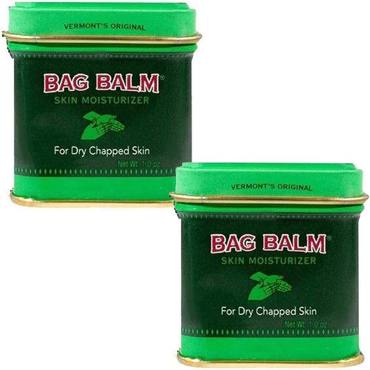 Bag Balm Vermont's Original for Dry Chapped Skin Conditions (1 Ounce Tin (2 Pack)) Beauty & Personal Care Bag Balm