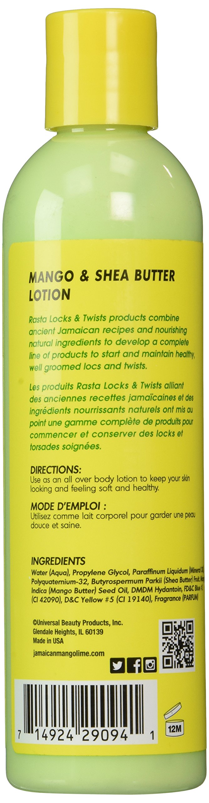 Jamaican Mango & Lime Mango & Shea Butter Lotion 8 Oz Beauty & Personal Care Jamaican Mango & Lime
